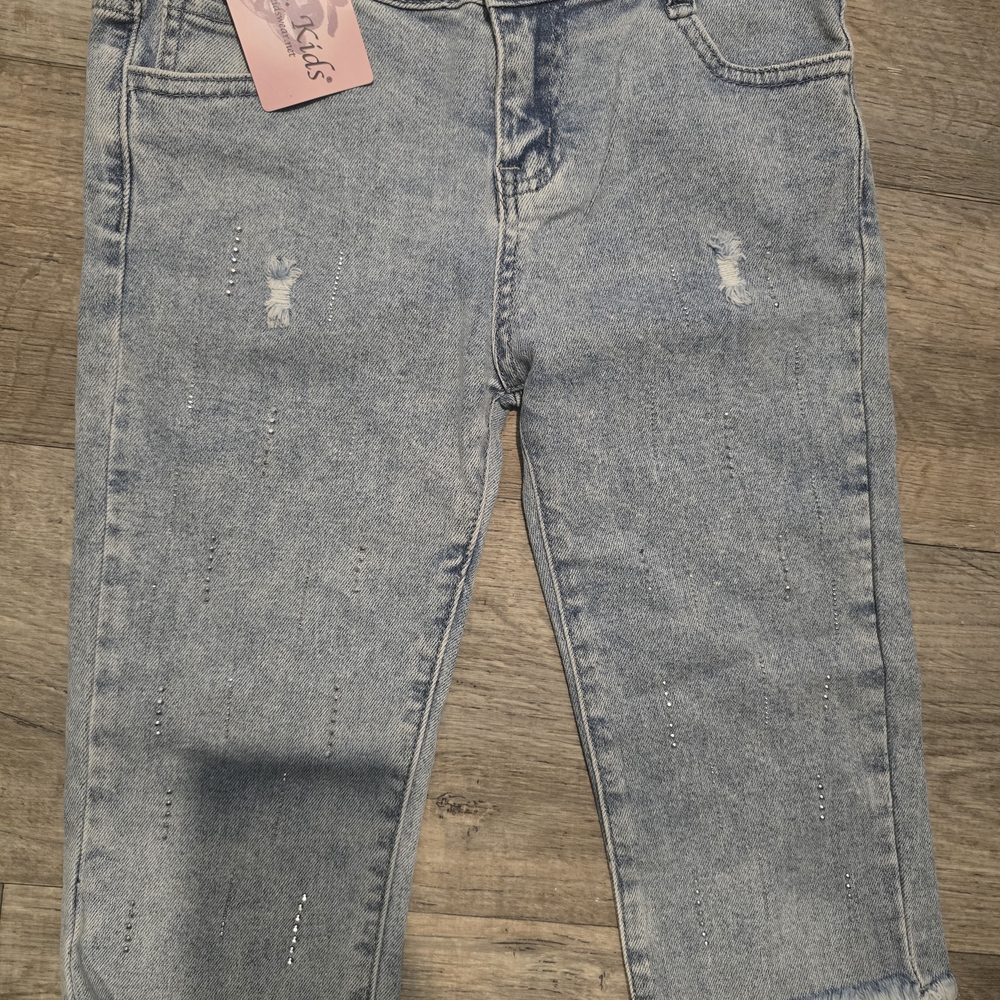 Kids Light Blue Denim Shorts